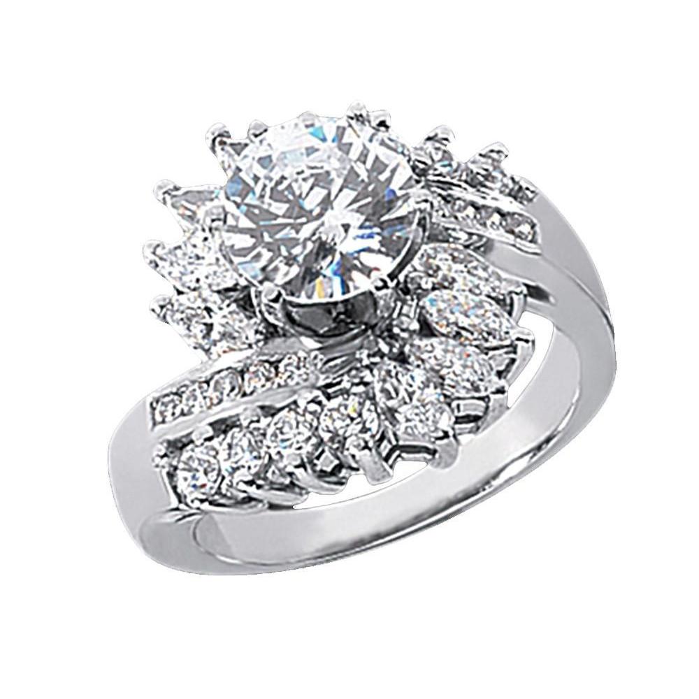 Buy 18Kt Open Setting Diamond Fancy Ladies Ring 148VG7833 Online from  Vaibhav Jewellers